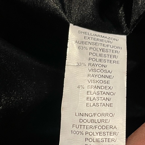 Kensie Double Breasted Black Fully lined Blazer EUC - Picture 4 of 5